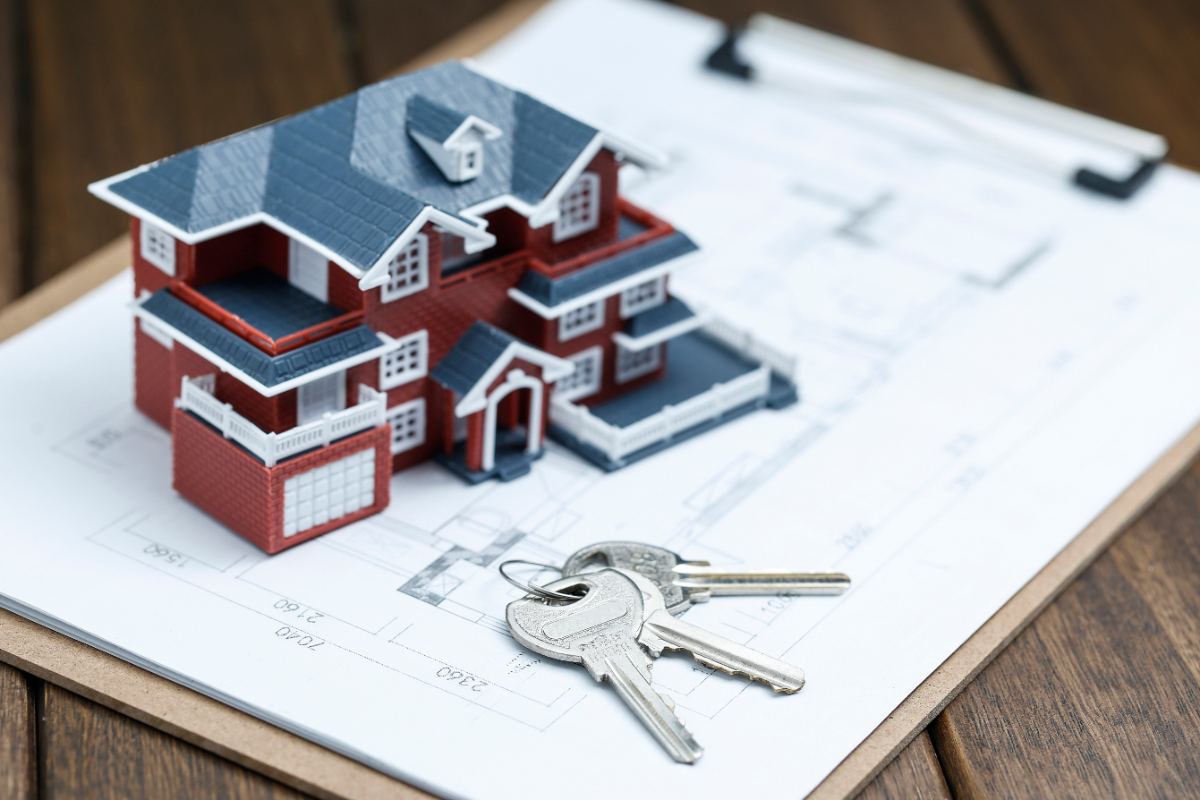 Keys handed over on closing day