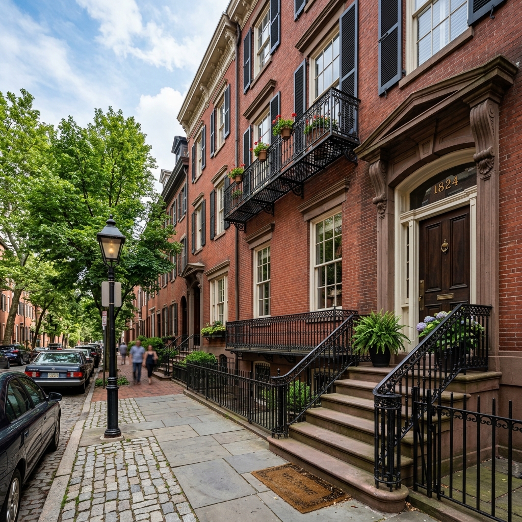 Society Hill Historic Brick Rowhome — 412 S 3rd Street, Philadelphia, PA
